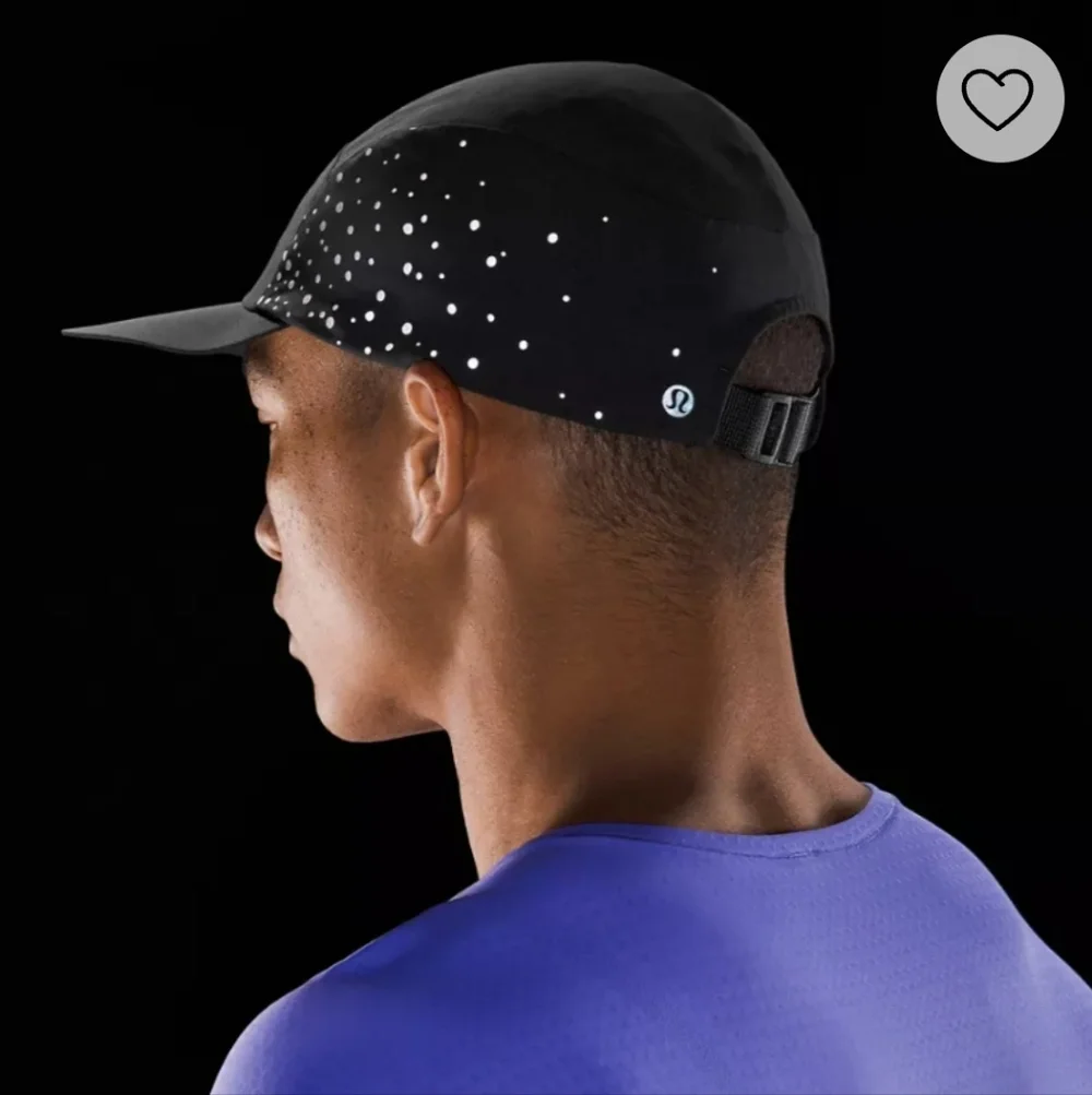 Black Performance Running Cap Unisex Athletic Hat Workout Training Teacher New